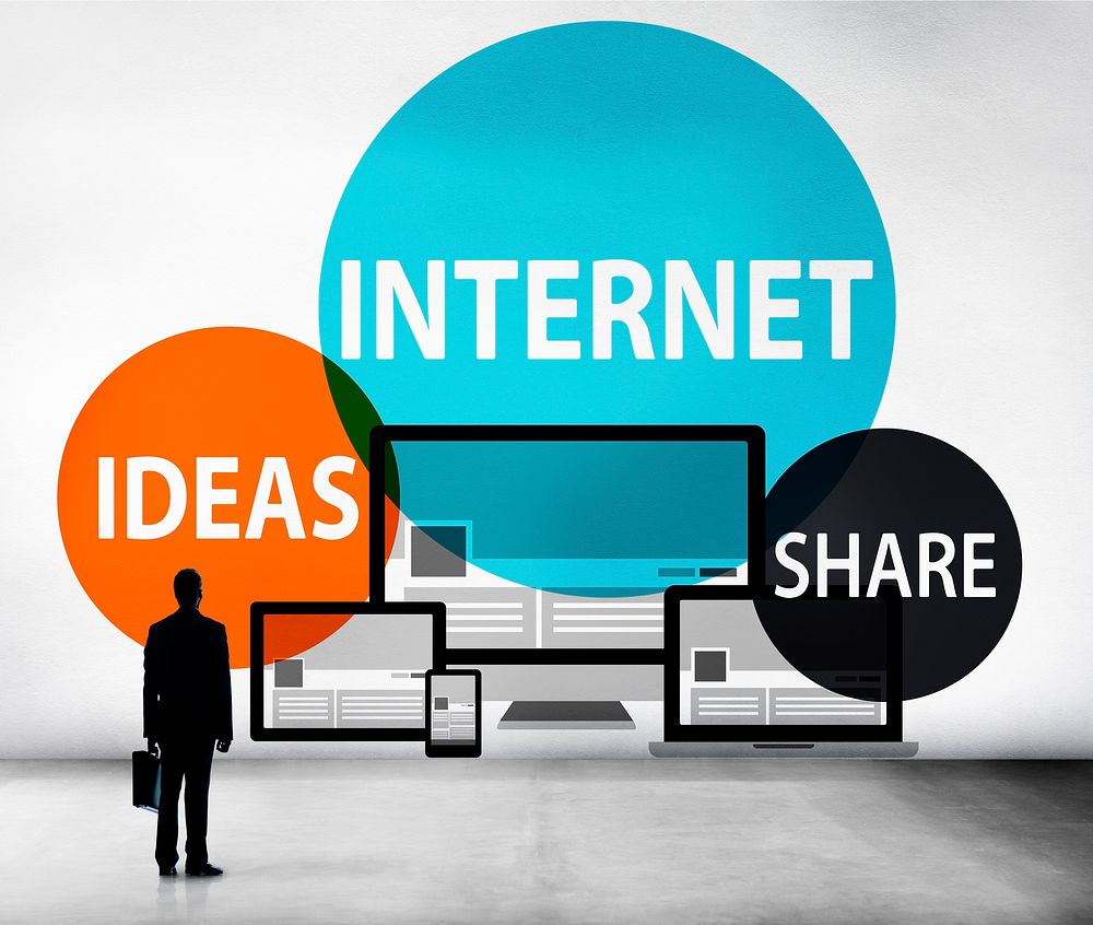 Internet Share Networking Global Communication Concept