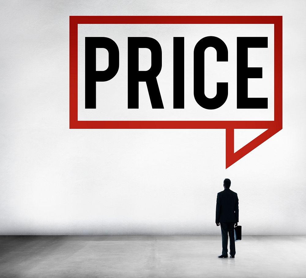 Price Cost Sell Marketing Strategy Concept