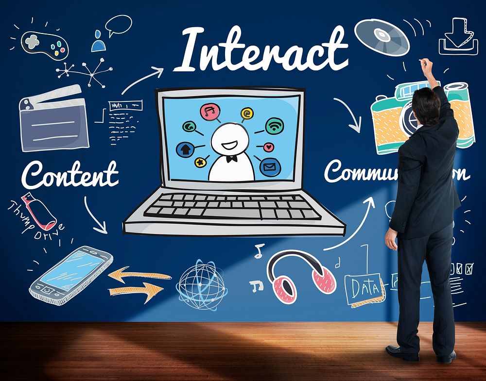 Interact Interaction Interactive Interacting Group Concept