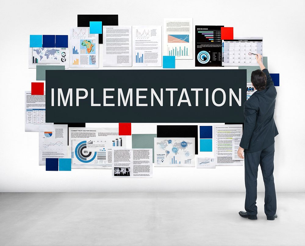 Implementation Achieve Effect Installing Perform Concept