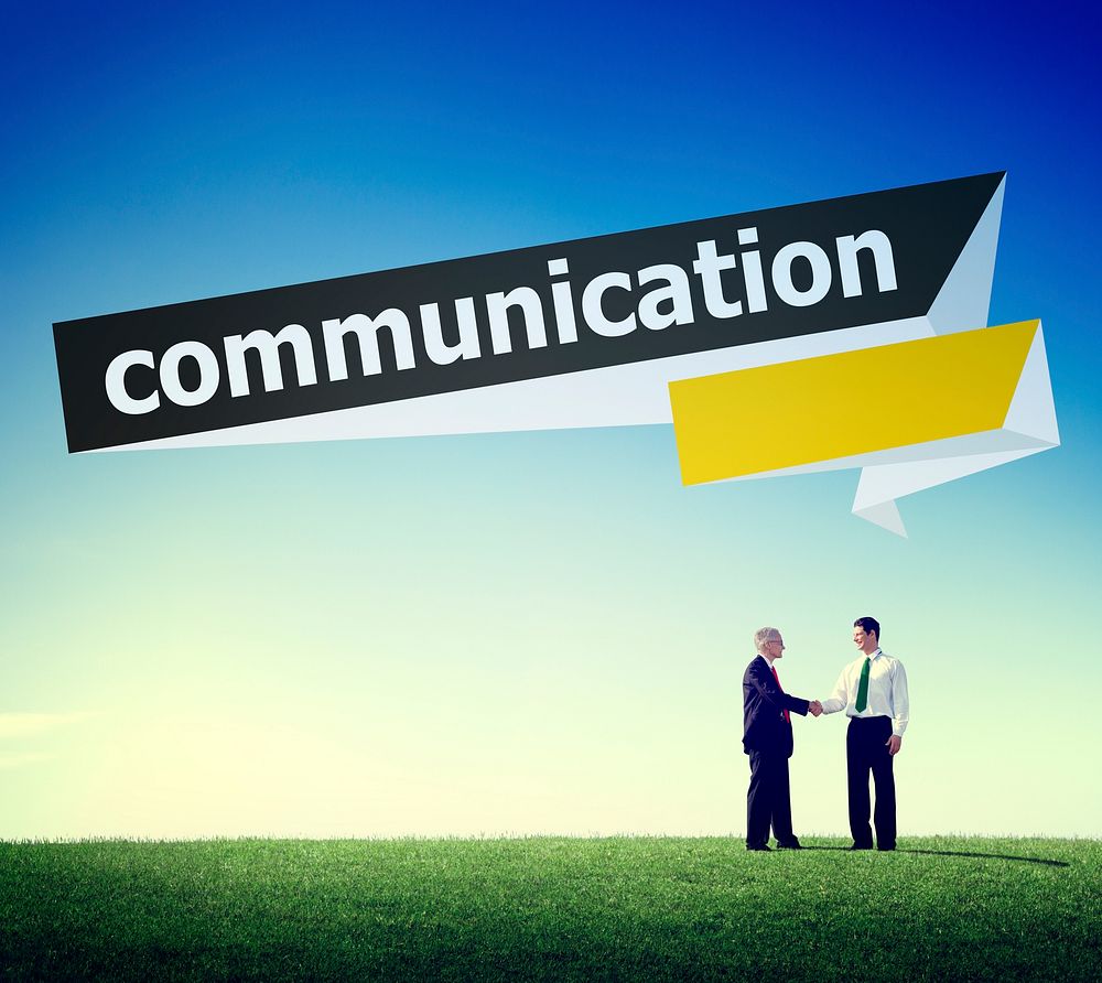 Communication Conversation Connection Speech Bubble Concept