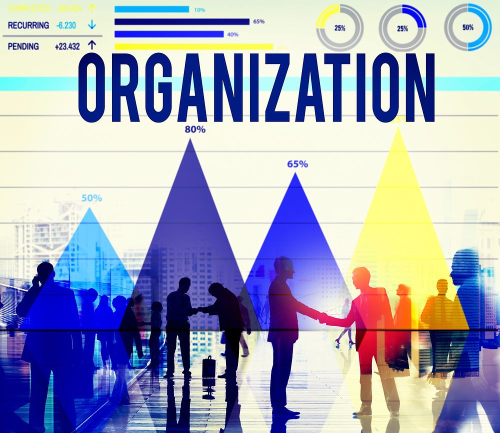 Organization Company Group Corporate Network Concept