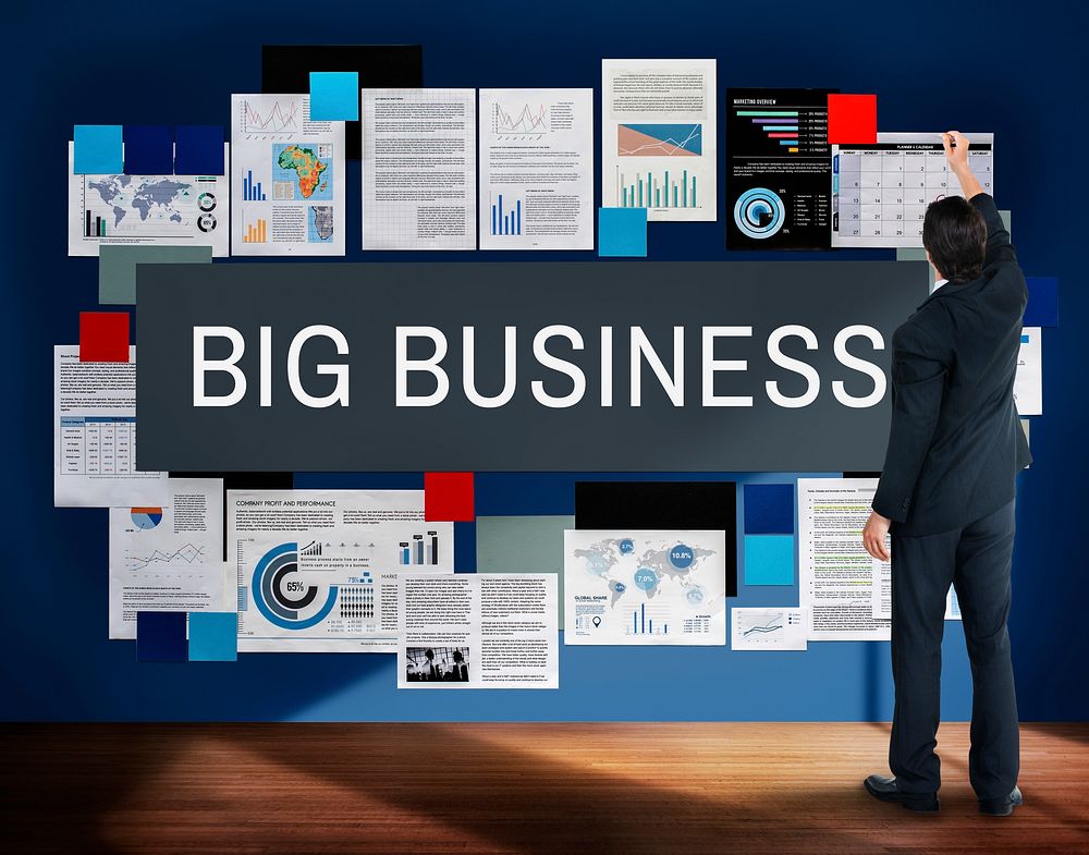 Big Business Global Business Economy Capitalism Concept