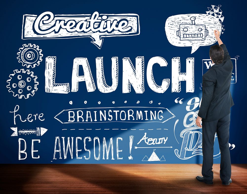 Launch Start up Inspiration Creative Sketch Concept