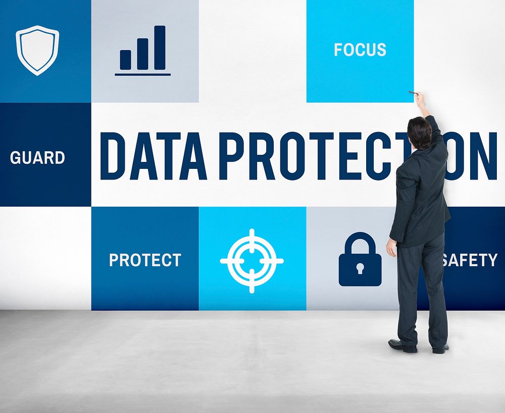 Data Protection Security Privacy Concept