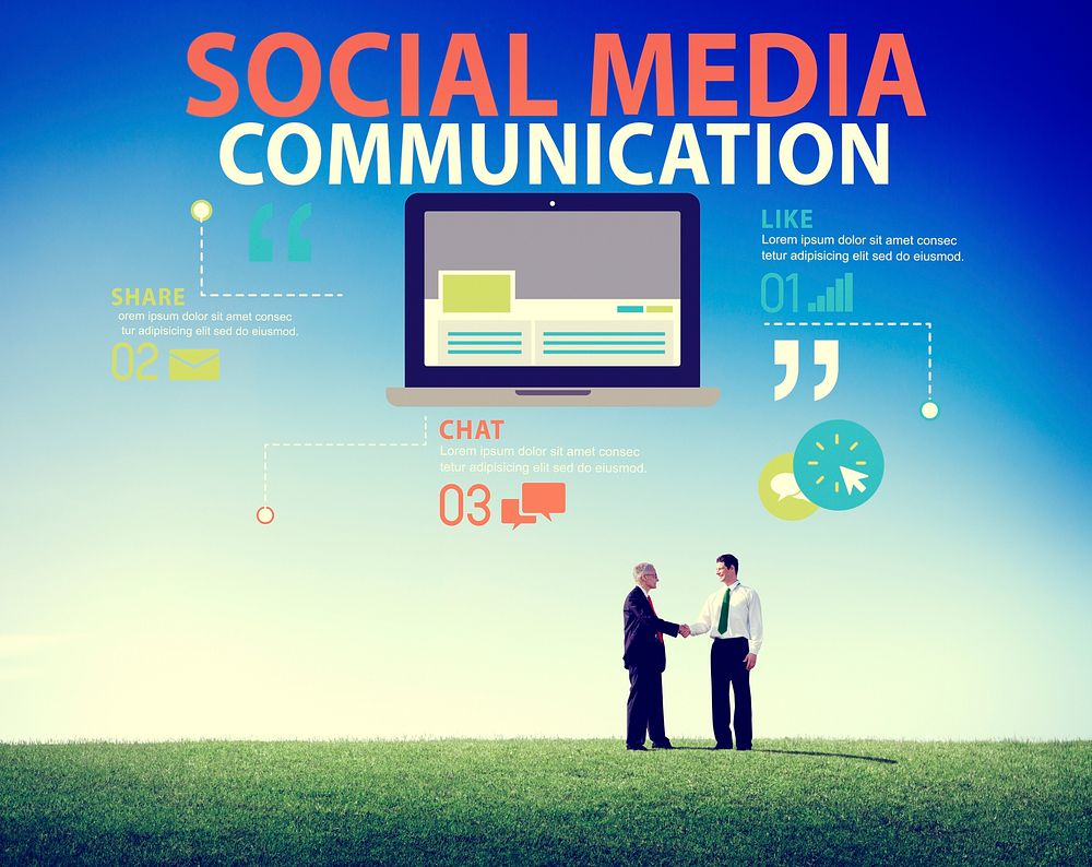 Social Media Social Networking Technology Connection Concept