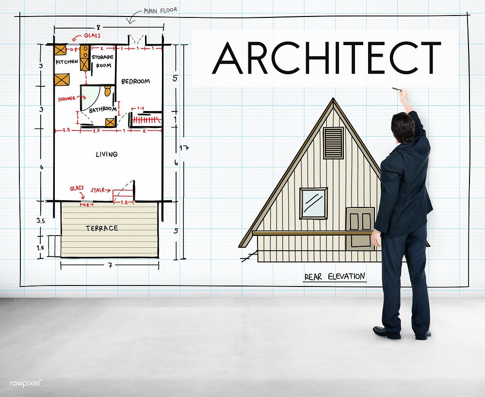 Architect Architecture Design Infrastructure Construction Concept
