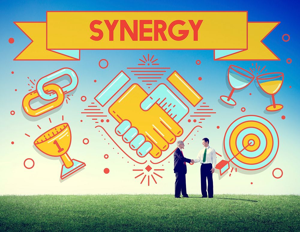 Synergy Collaboration Cooperation Teamwork Concept