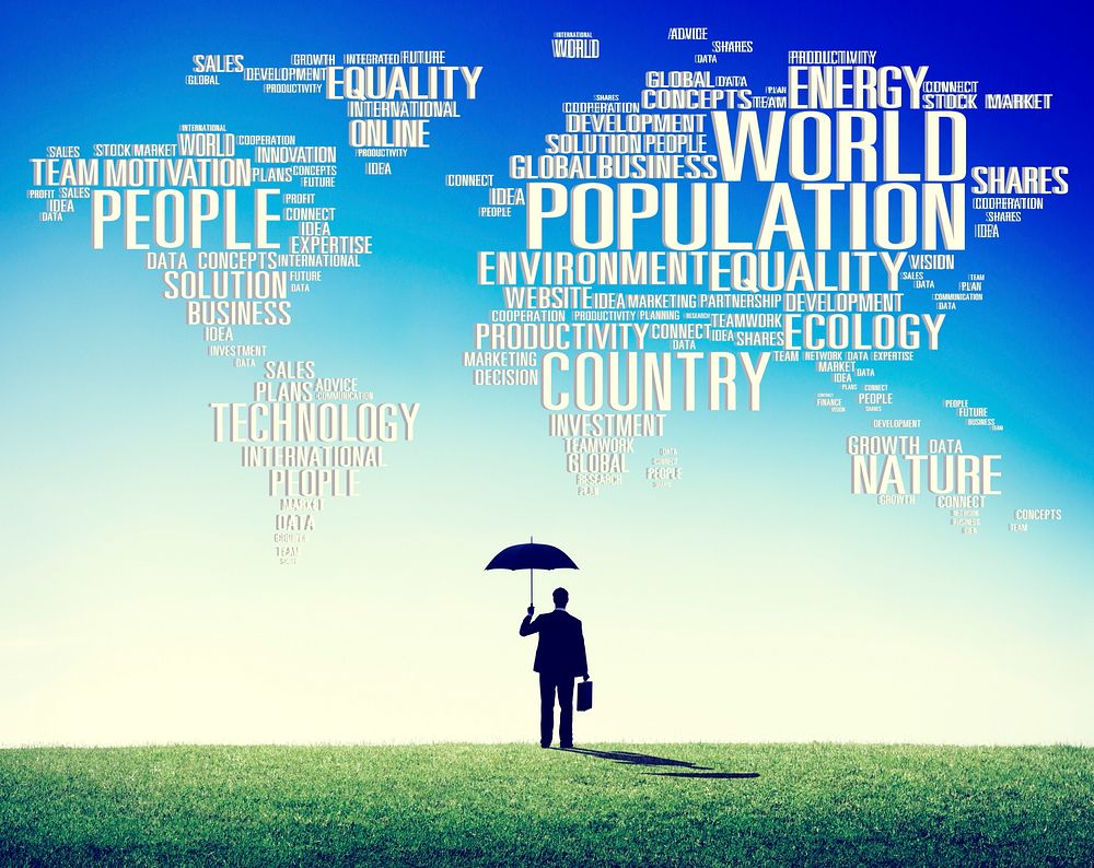 World Population Global People Community International Concept