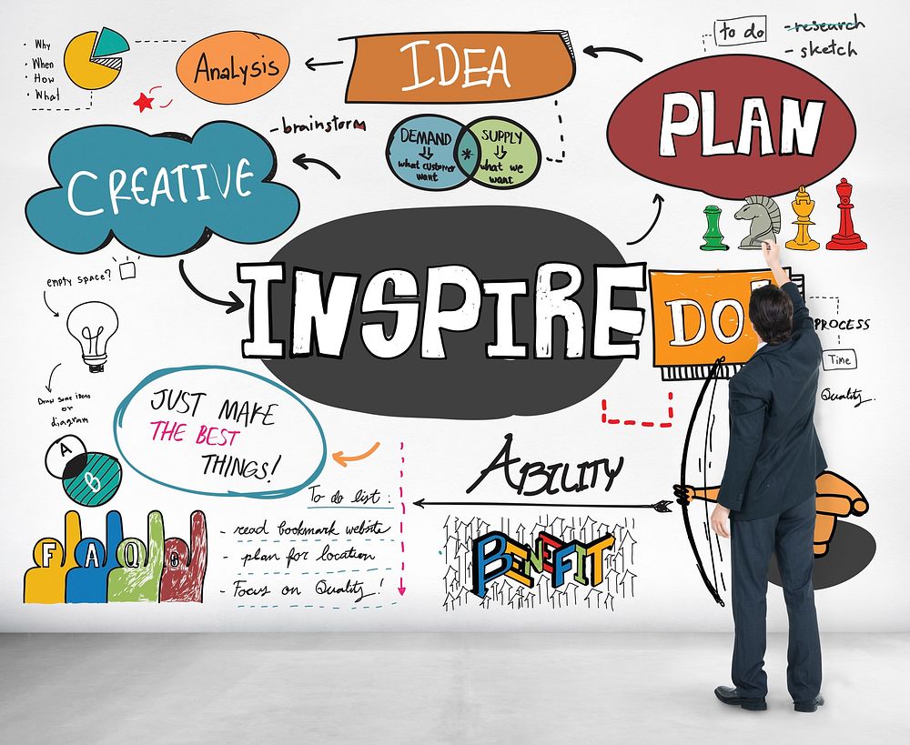Inspire Inspiration Creative Motivate Imagination Concept