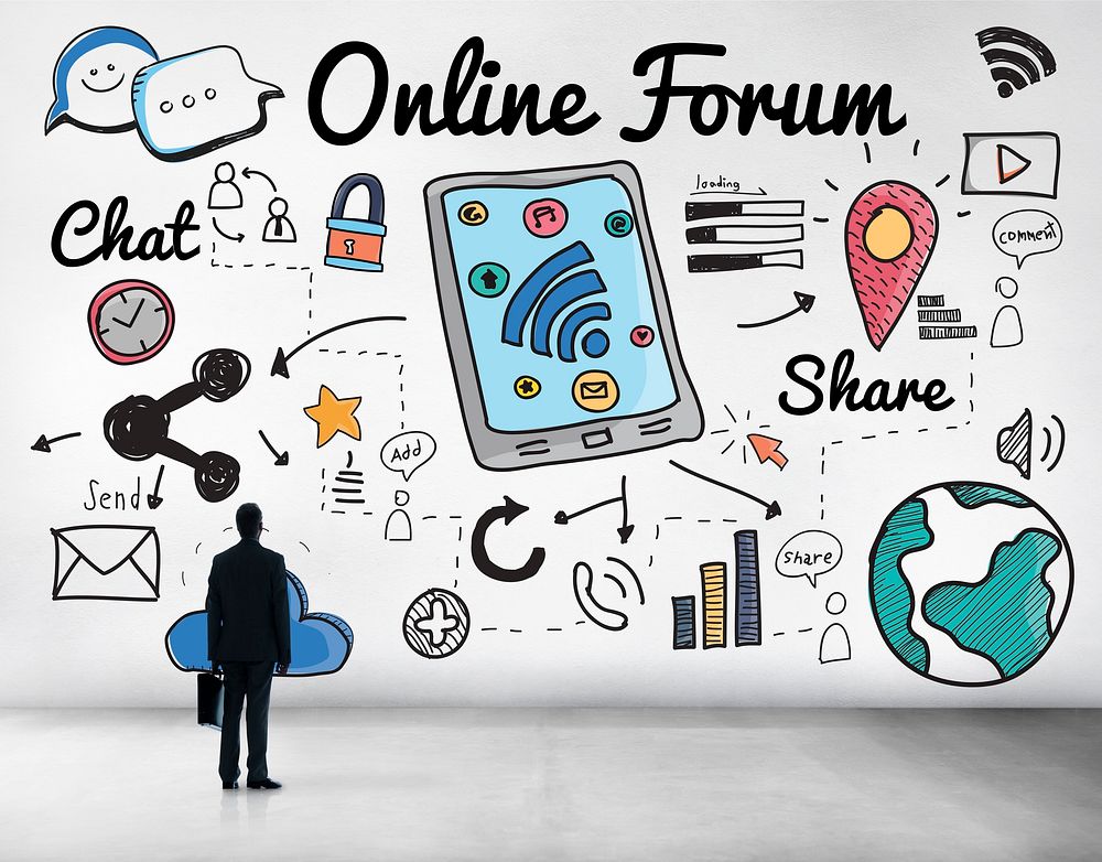 Online Forum Networking Connection Internet Concept