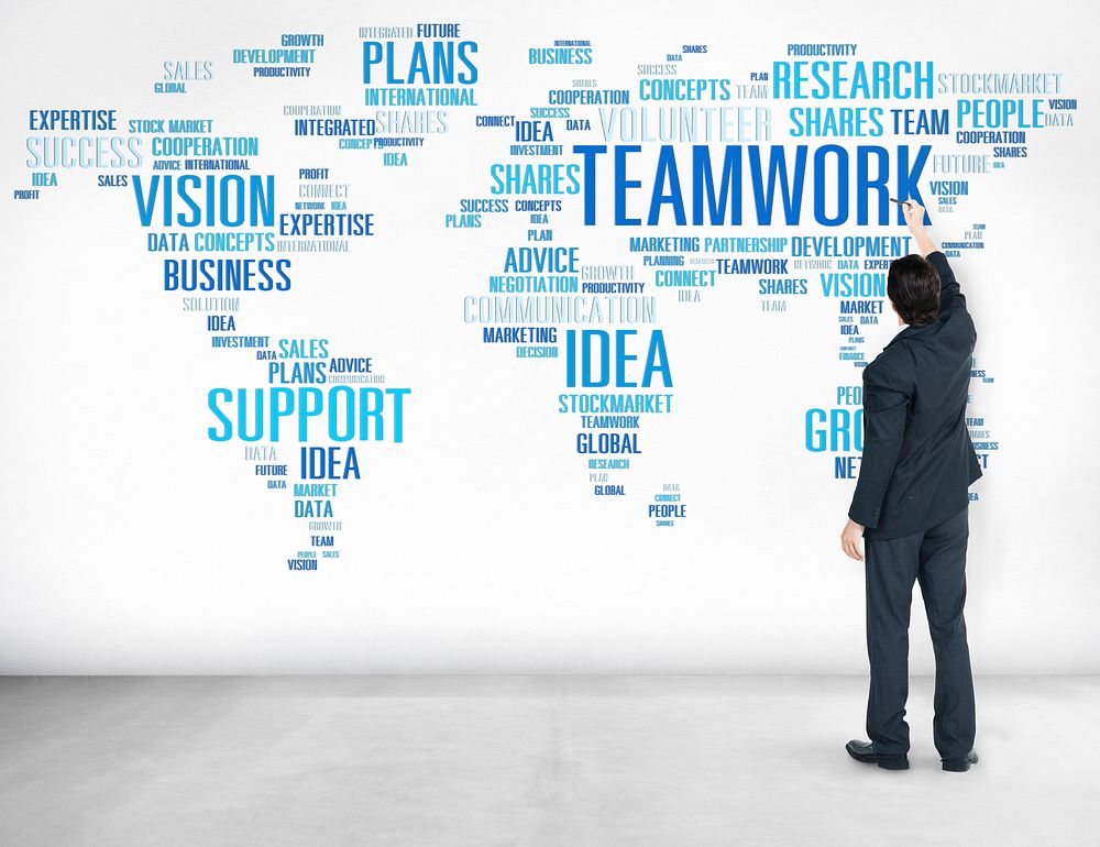 Businessman Planning Strategy Global Business Teamwork Concept