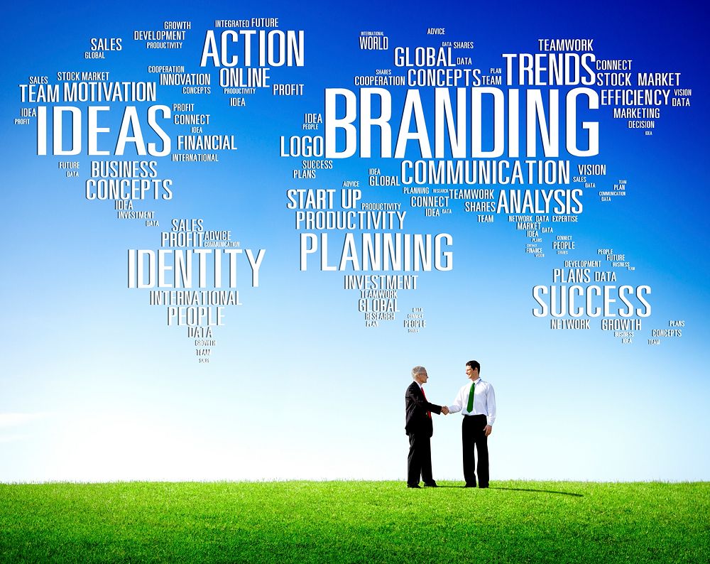 Branding World Global Marketing Identity Individuality Concept