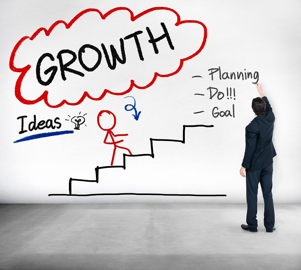 Growth Planning Ideas Goal Development Concept
