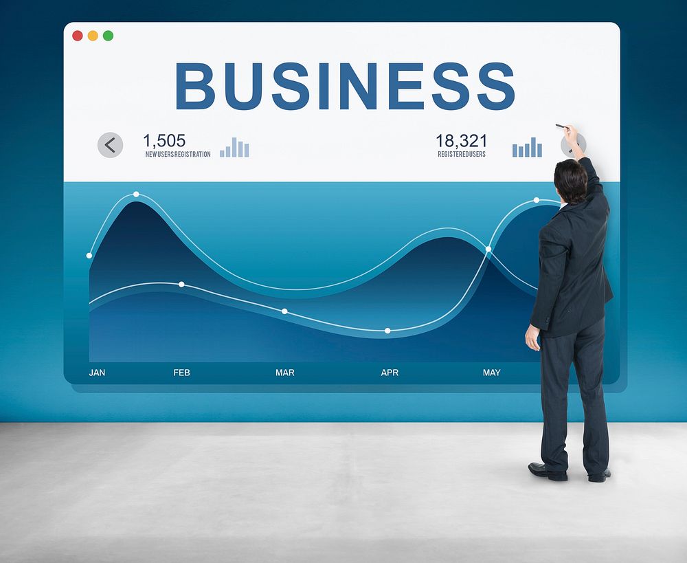 Business Analysis Chart Data Graphic Concept