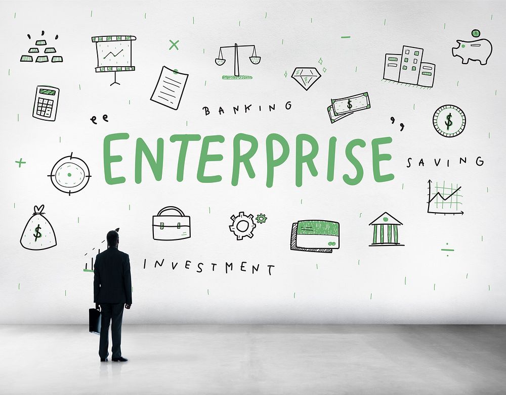 Enterprise Company Business Corporation Organization Concept