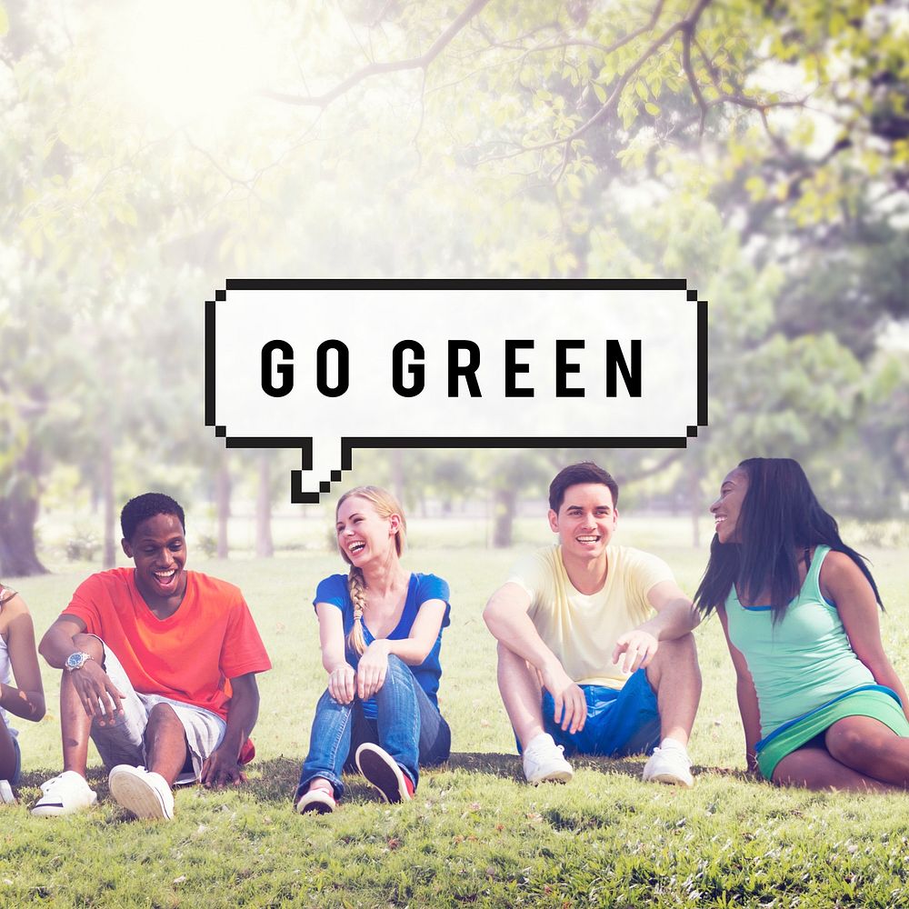Go Green Environmental Conservation Earth Concept