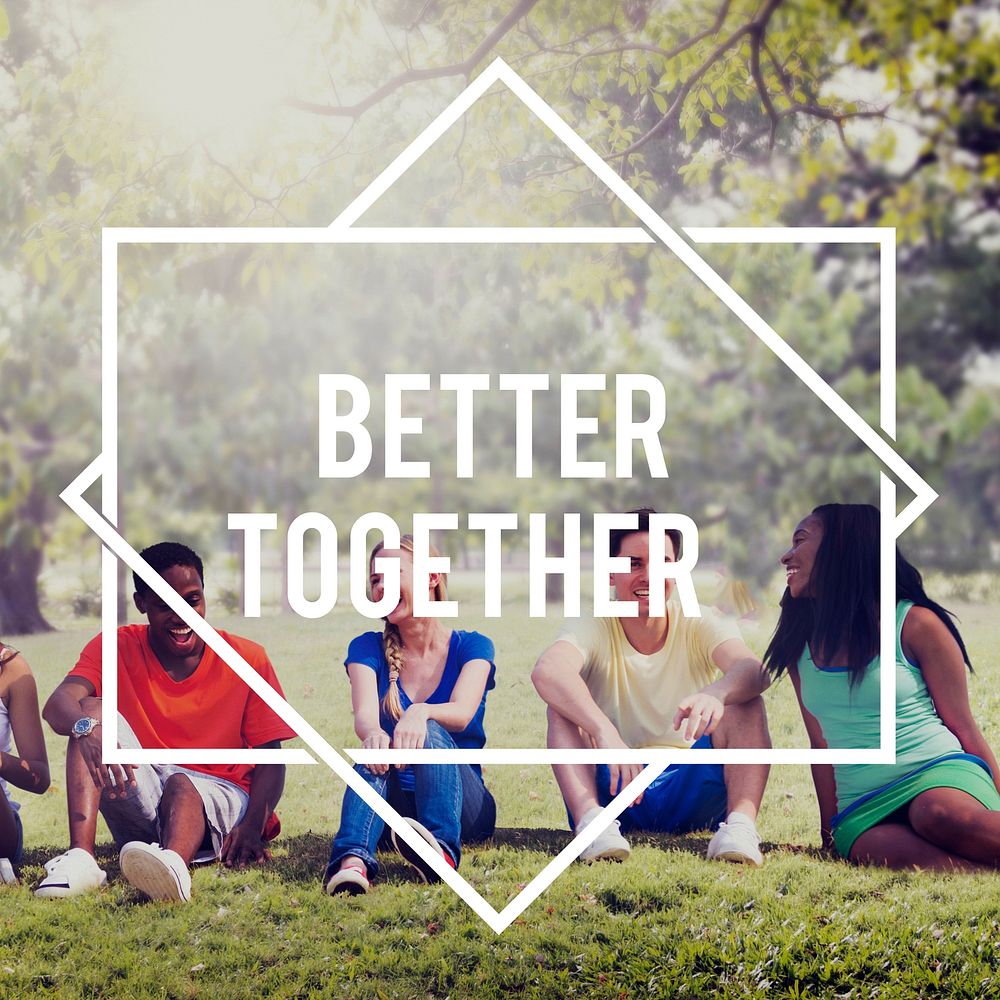 Better Together Connection Corporate Teamwork Concept