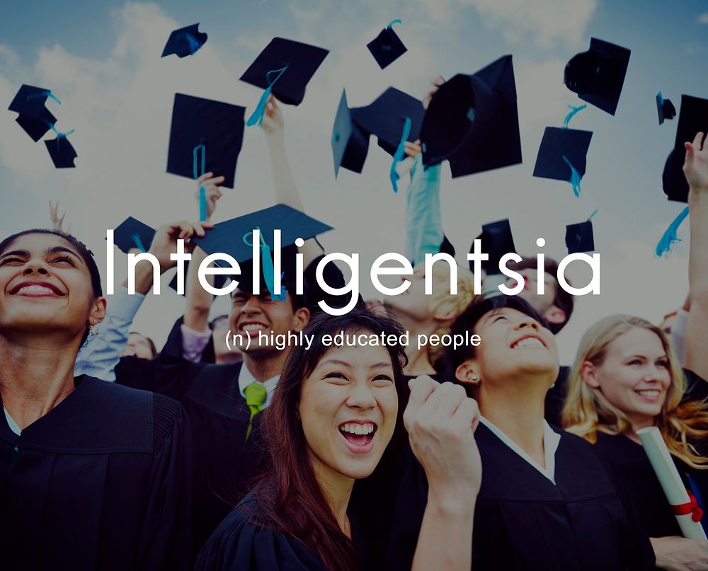 Intelligentsia Highly Educated Literate Knowledge Concept
