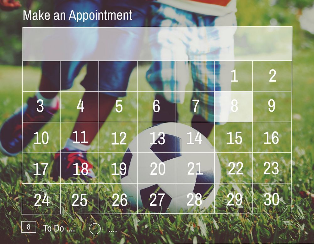 Appointment Calendar Agenda Schedule Planning Concept