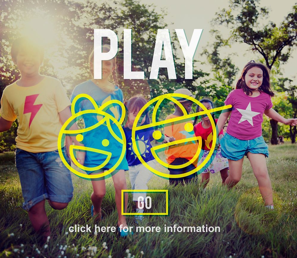Play Fun Amusement Happiness Activity Playground Concept