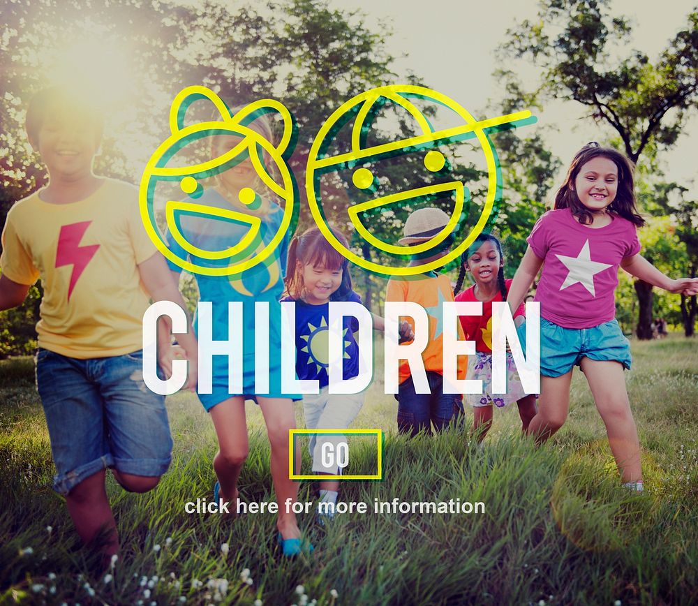 Children Childgood Kids Offispring Website Concept