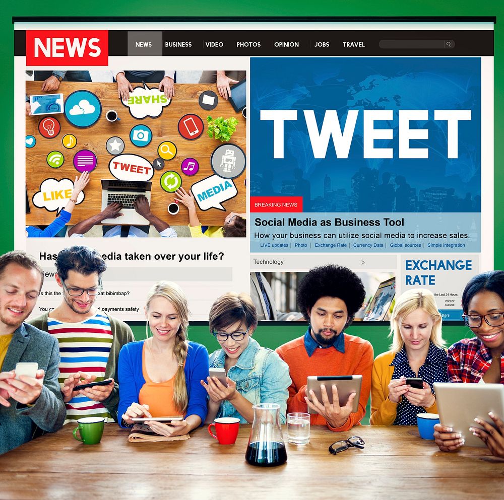 Tweet Global Communication Connection Social Networking Concept