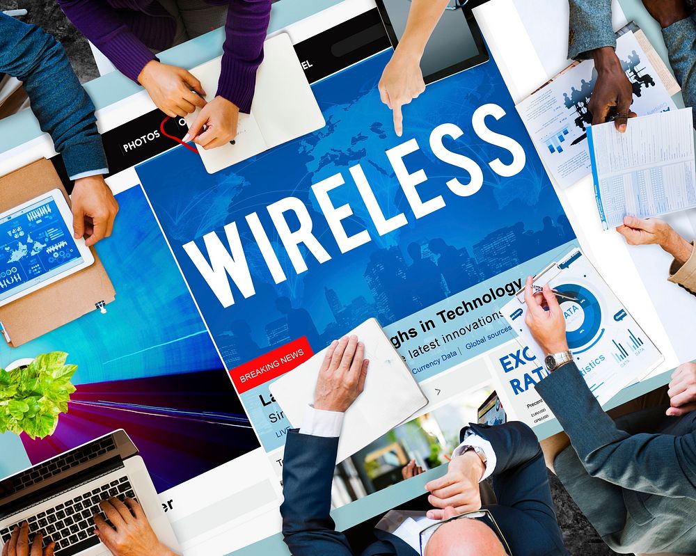 Wireless Connection Communication Modem Spot Concept