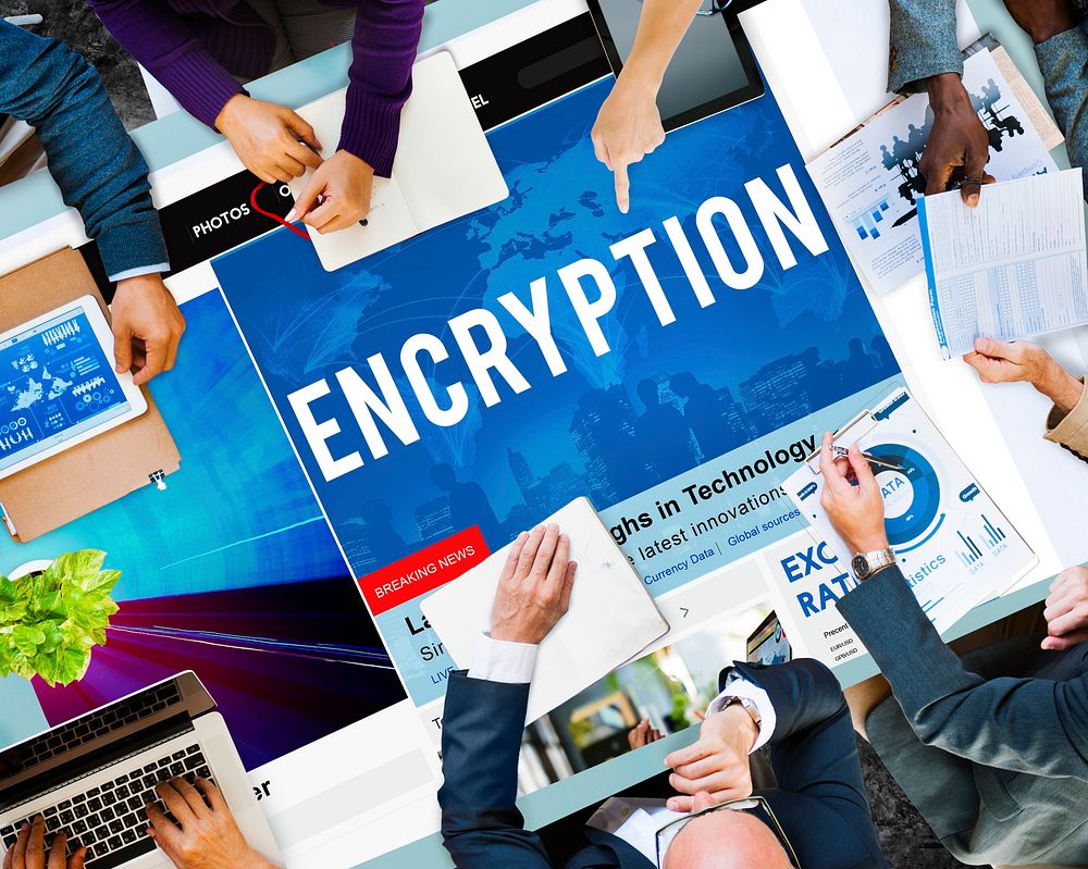 Encryption Entrance Information Key Asccess Cyber Concept