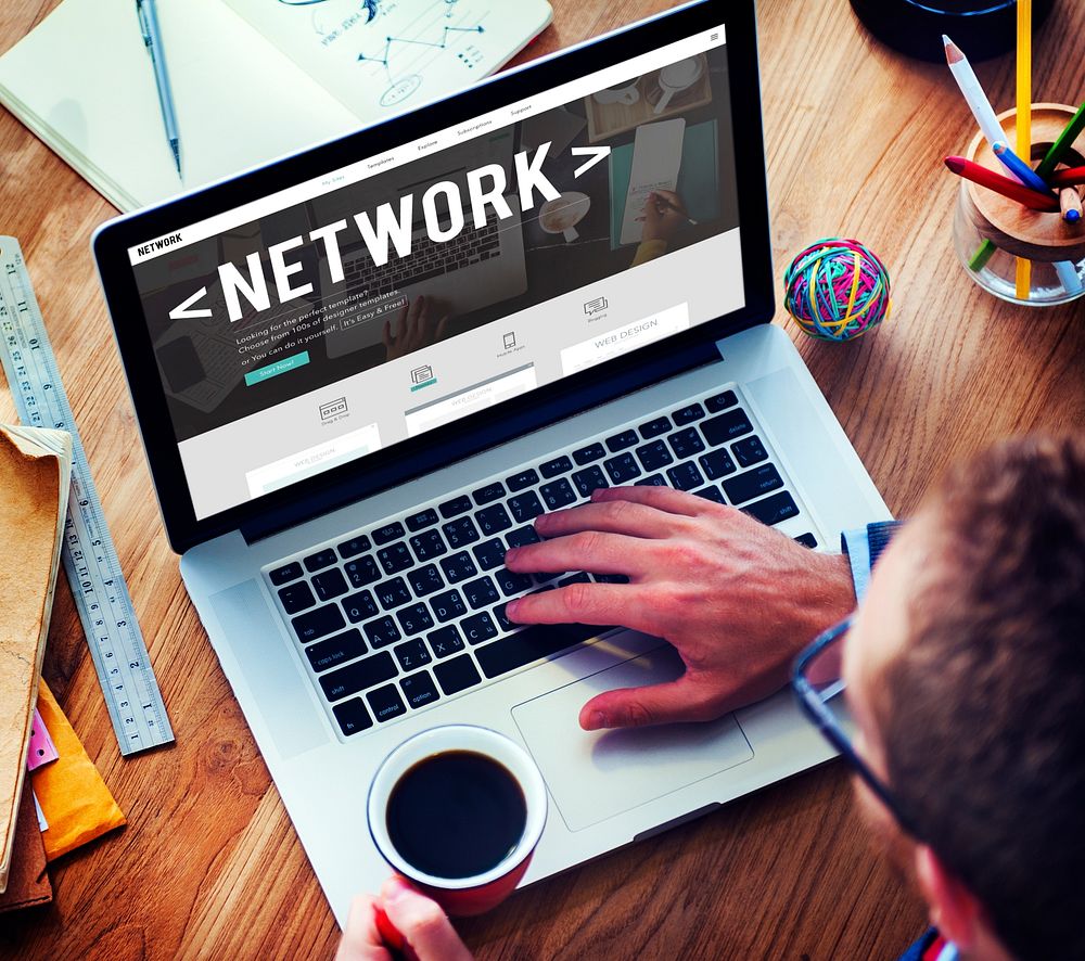 Network System Online Connection Networking Concept