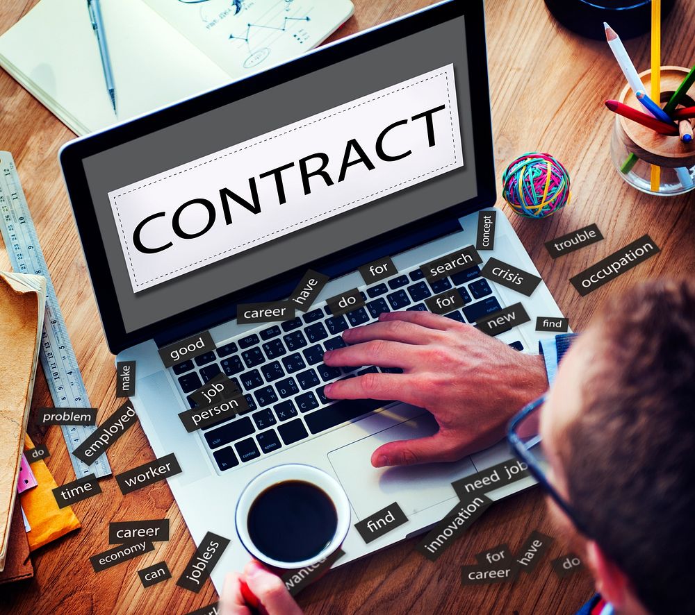 Contract Employment Deal Settlement Solution Concept