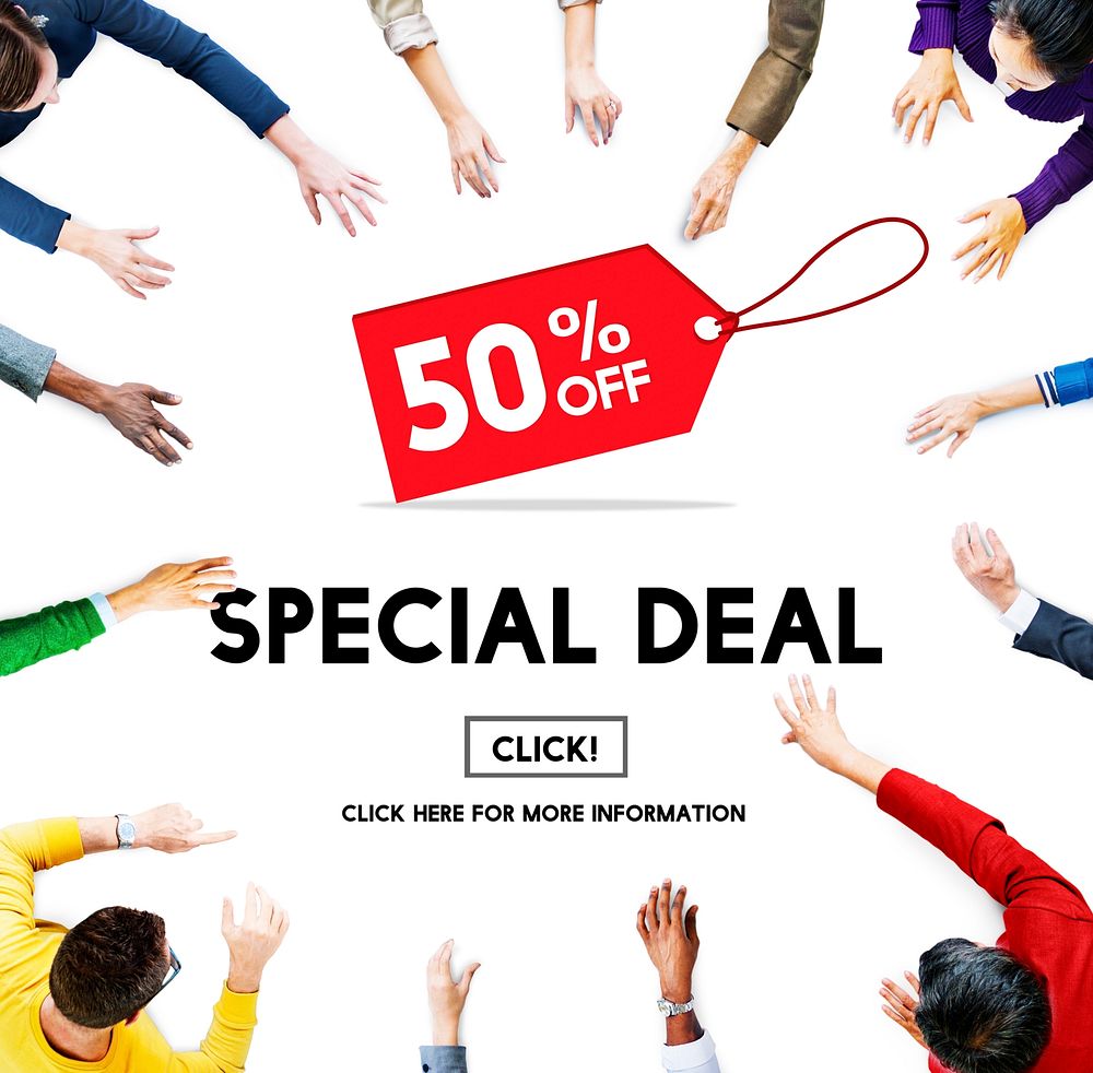 Special Deal Advertising Commecial Marketing Concept