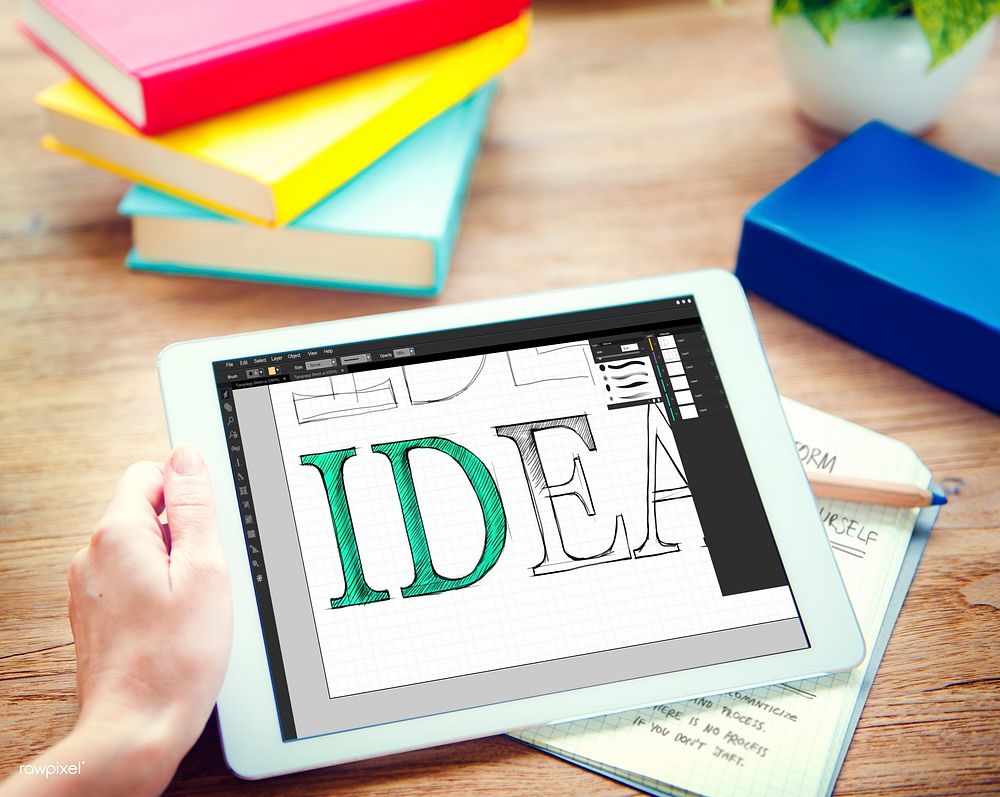 Idea Editing Program Application Interface Concept