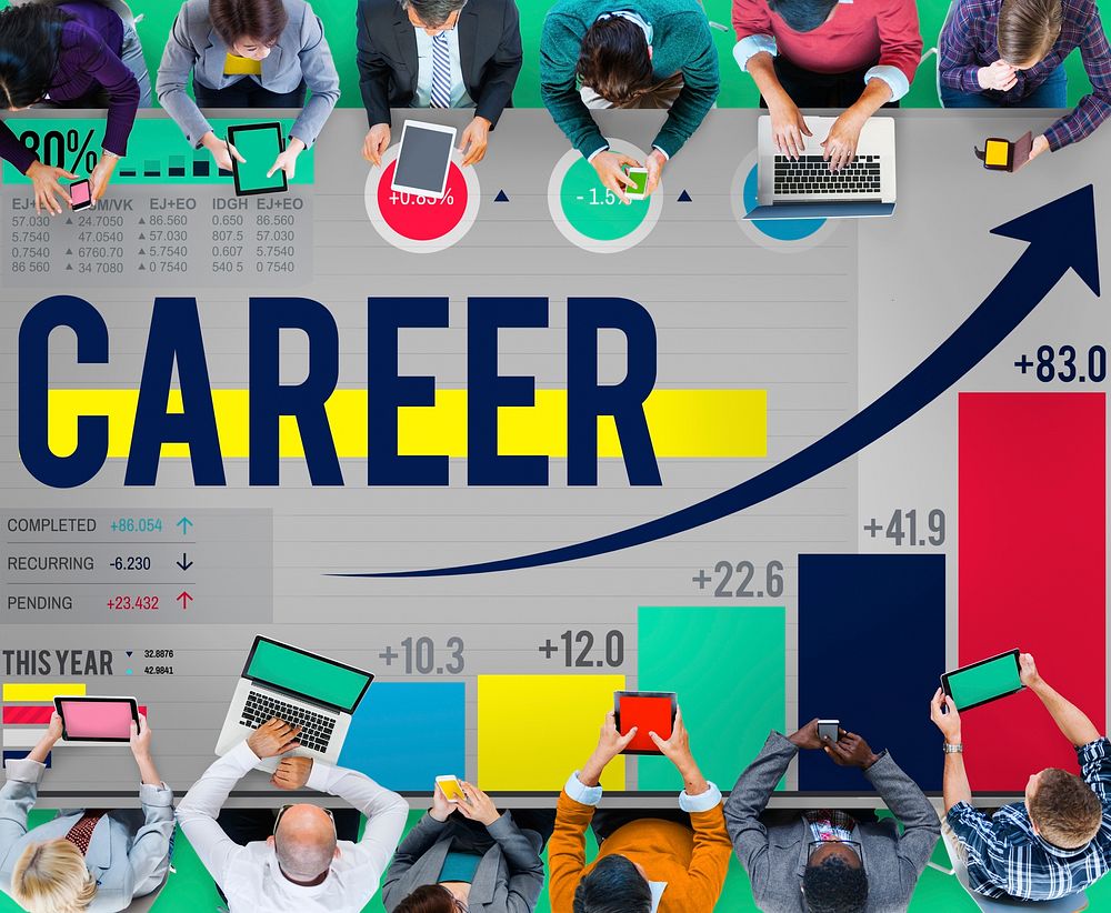 Career Employment Data Analysis Recruitment Concept