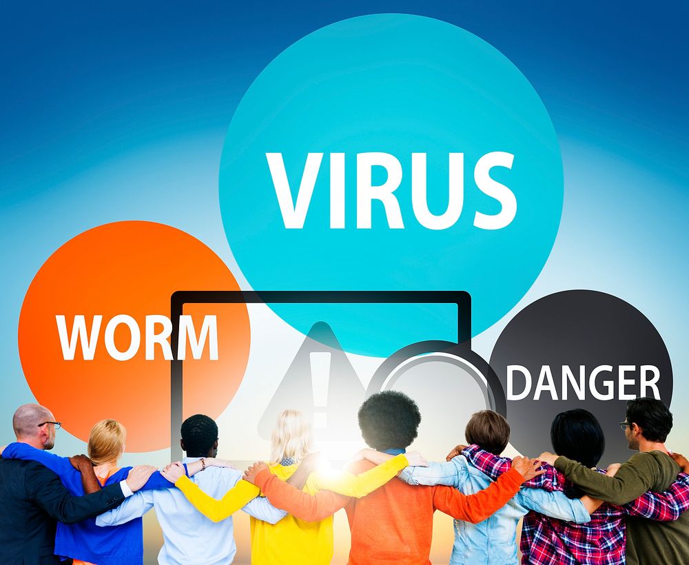 Virus Internet Security Phishing Spam Concept