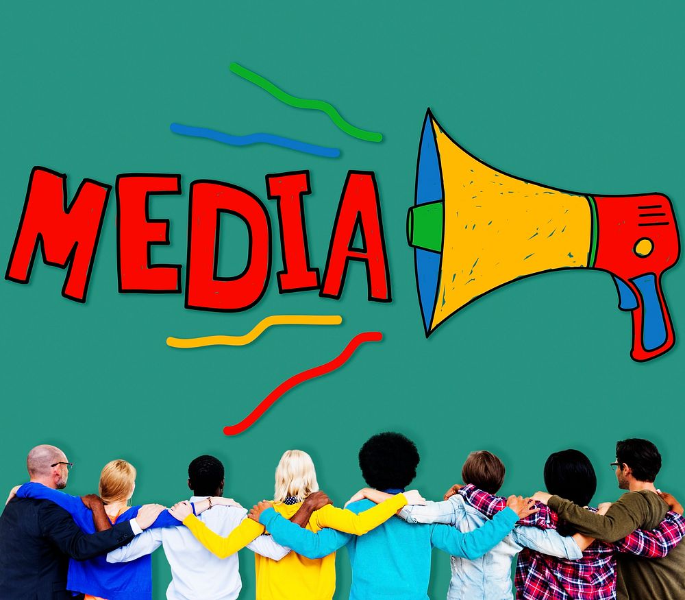 Media Entertainment Multimedia Social Media Concept