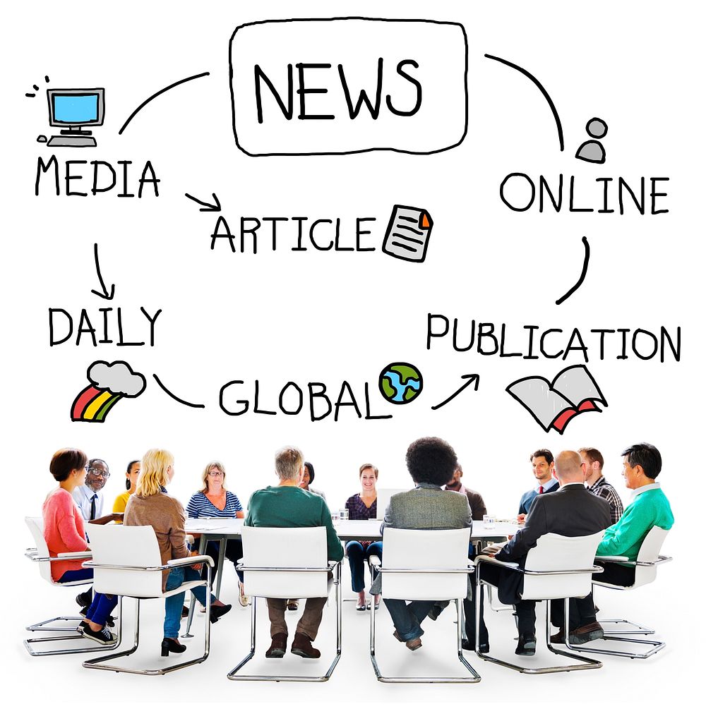 News Publication Online Article Media Concept