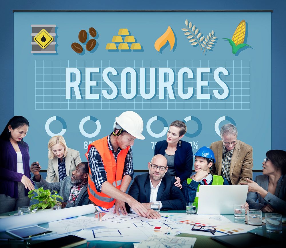 Resources Career Environment Hiring People Concept