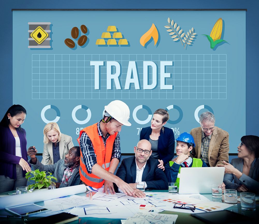 Trade Business Commerce Deal Exchange Export Concept
