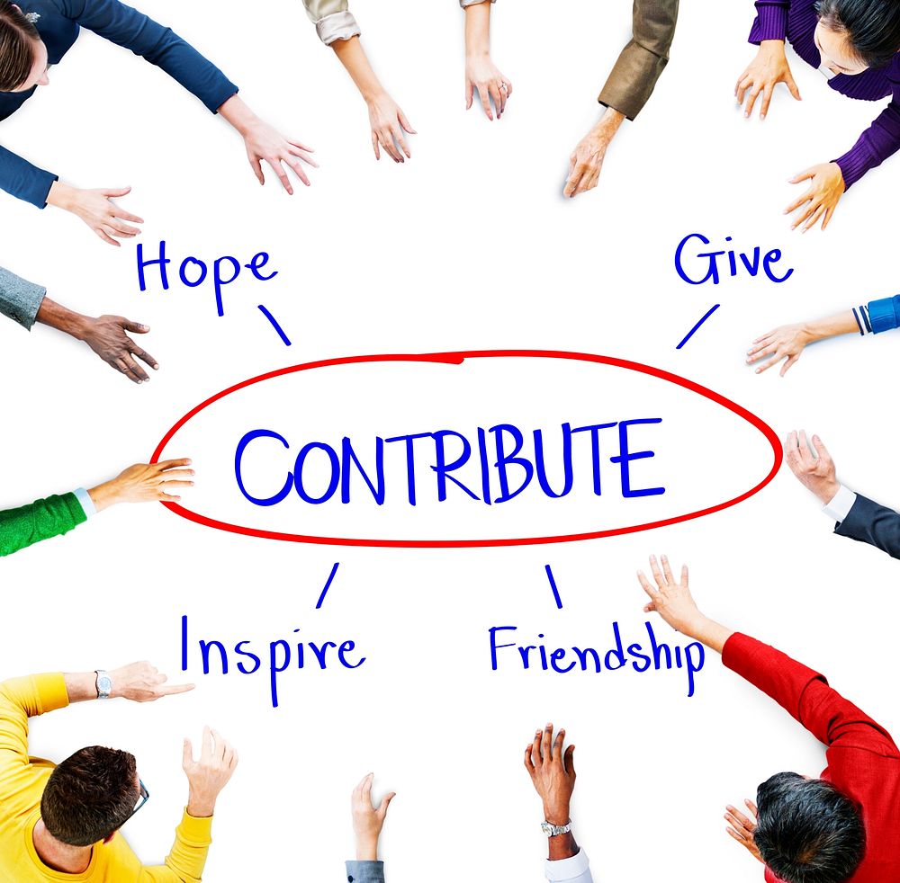 Contribute Support Care Assistance Help Concept