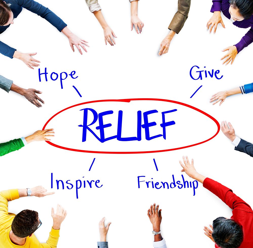 Relief Support Care Assistance Help Concept