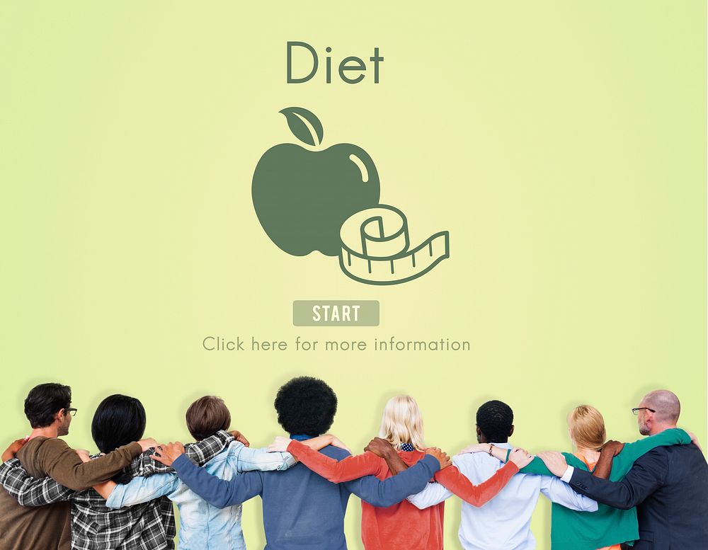 Diet Food Nutrition Obesity Weight Loss Concept