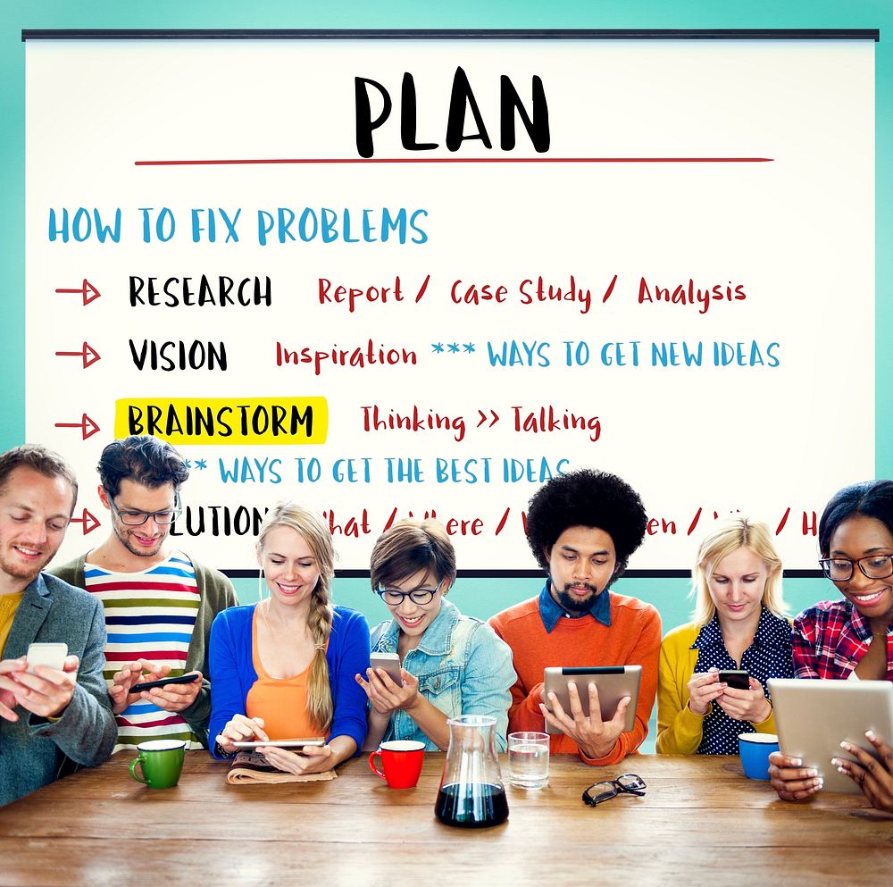 Plan Creativity Innovation Brainstorm Concept