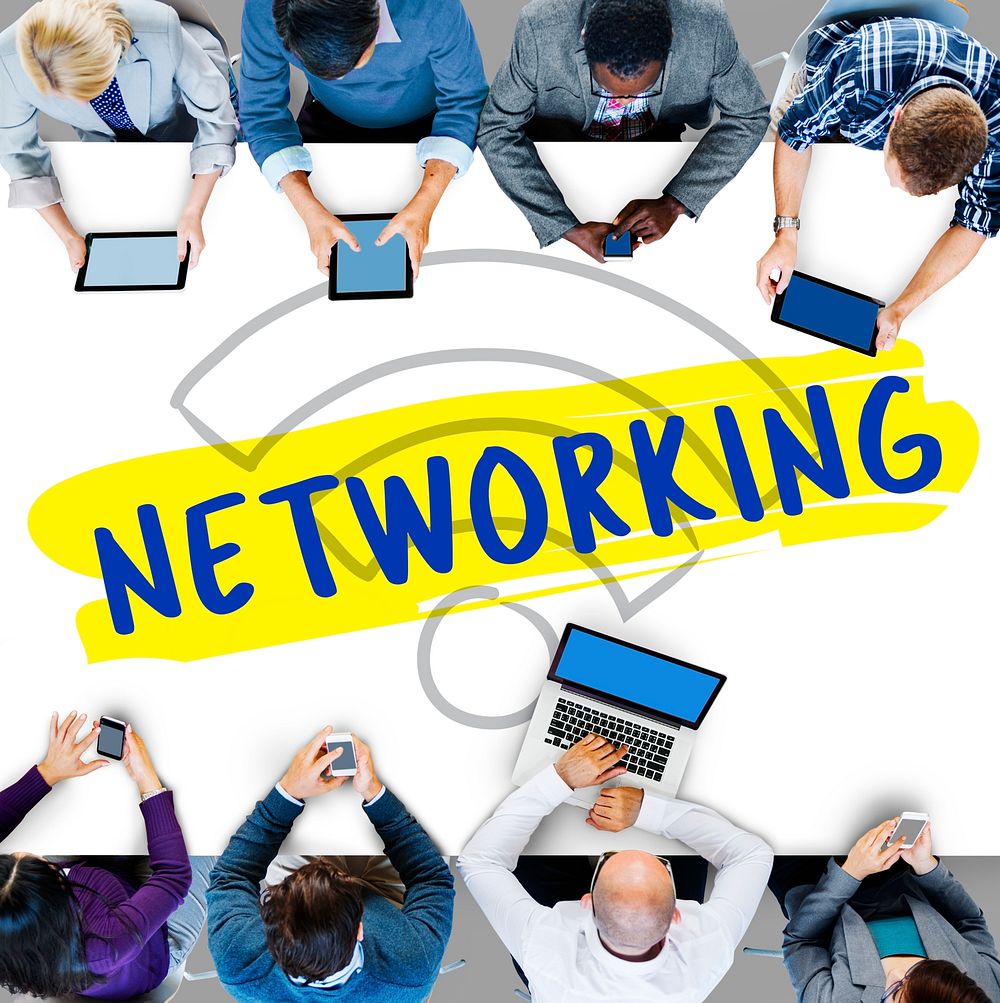 Business Team Connection Technology Networking Concept