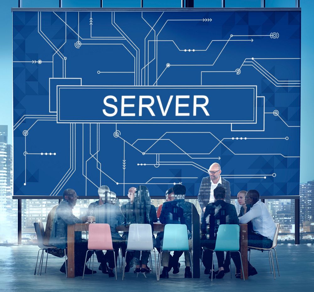 Server Online Technology Storage Software Concept
