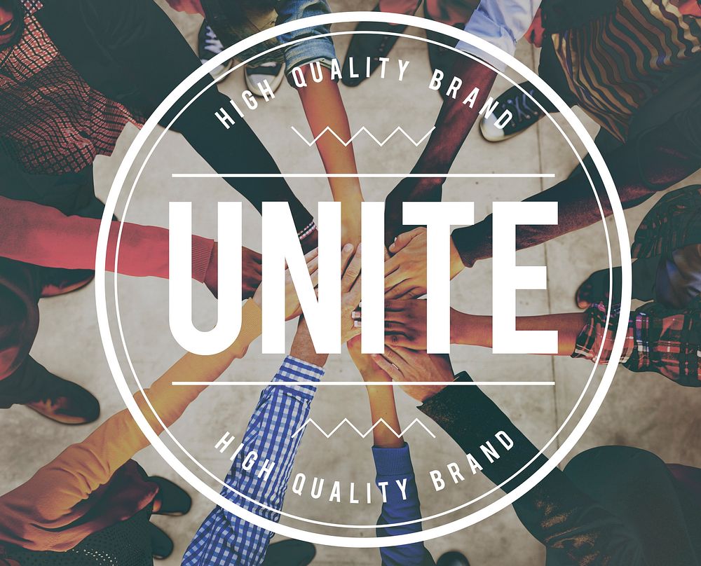 Unite Community Connection Cooperation Support Concept