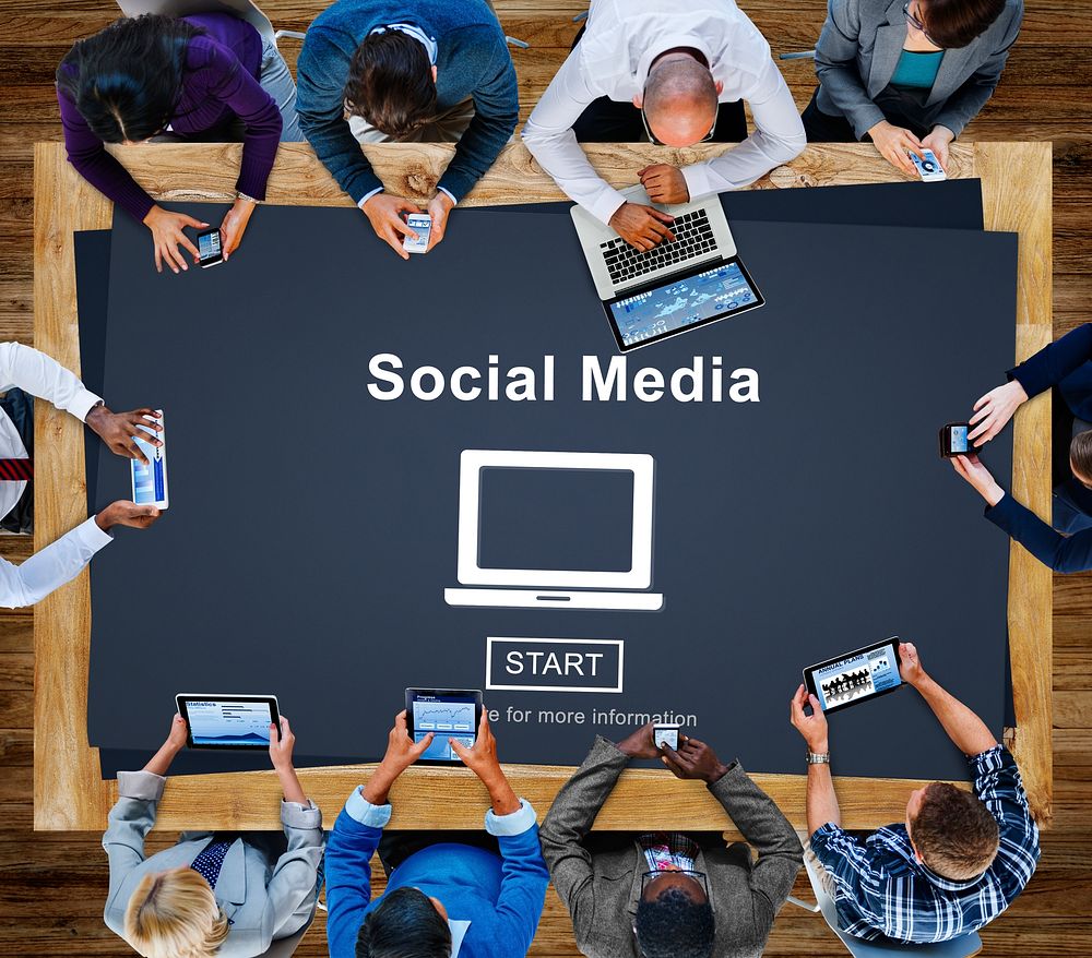 Social Media Communication Community Global Concept