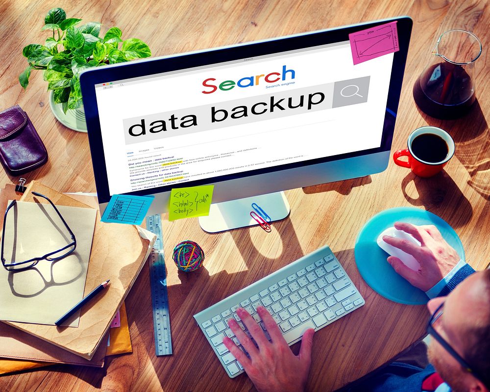 Data Backup Copying Archiving Storage Technology Concept