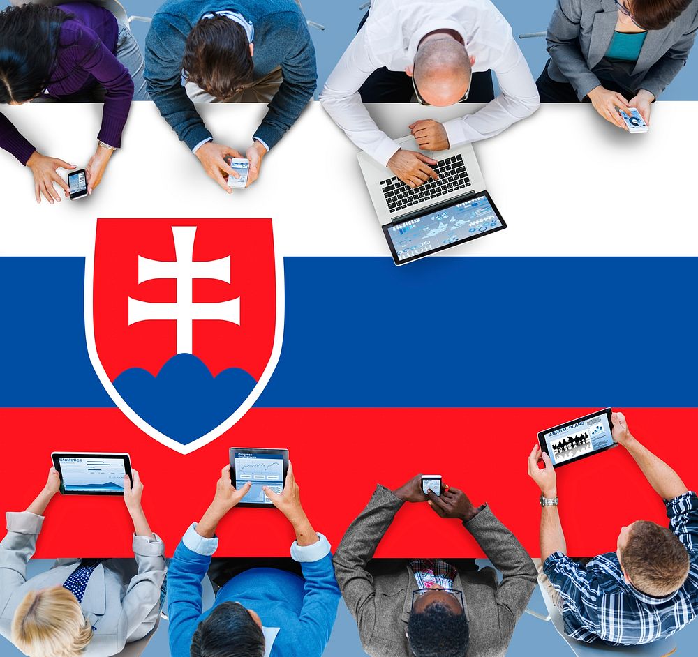 Slovakia National Flag Government Freedom LIberty Concept
