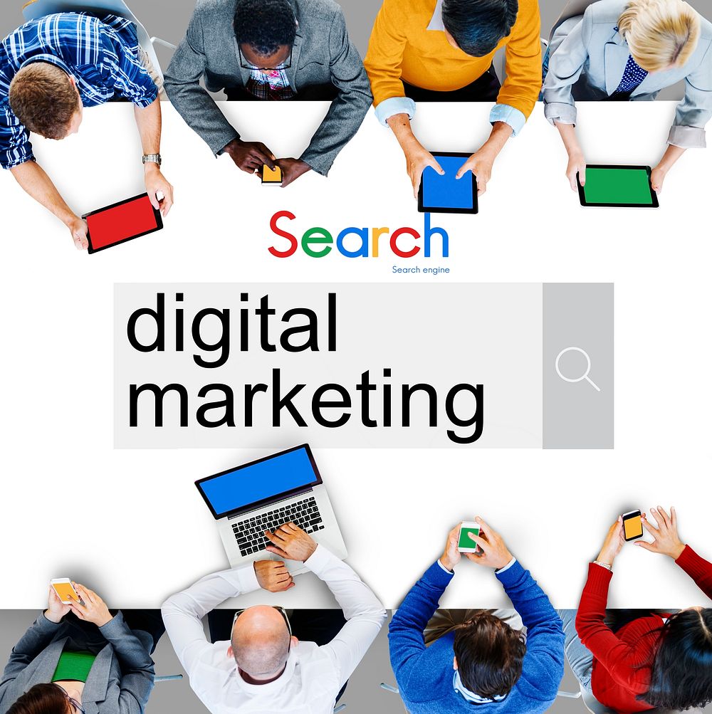 Digital Marketing Commercial Advertisement Social Concept